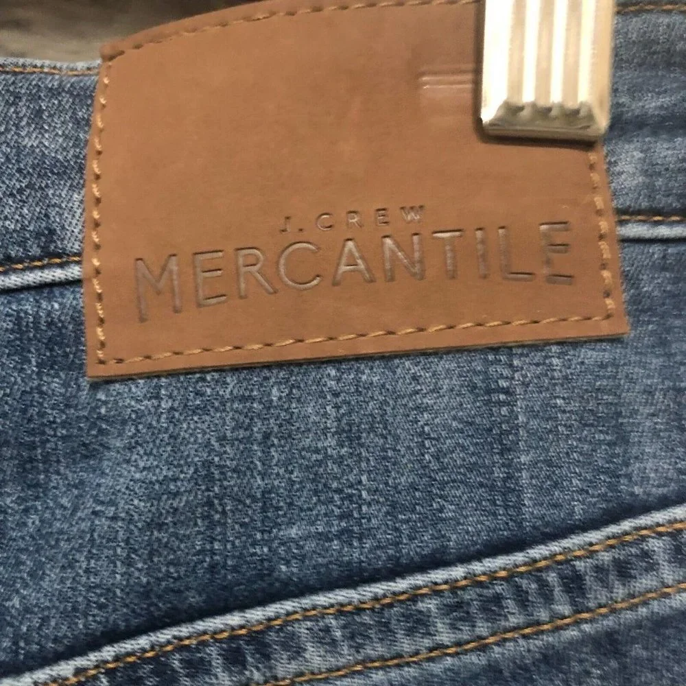 J. Crew Mercantile Skinny Jeans Distressed Denim Cotton Blend Women's 27